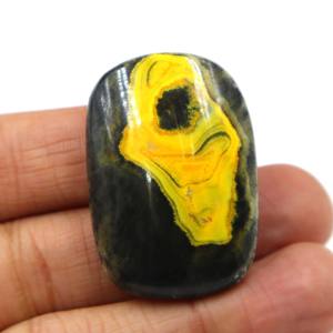 Jaspe Abejorro Natural, Cabujón de Piedra Preciosa, Jaspe Amarillo, Piedra Suelta Lisa, Proveedor Mayorista para Joyería - Product Image 1
