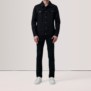 Veste en jean à la mode pour hommes moderne décontracté mode vêtements d'extérieur tissu Durable respirant tenue confortable avec un design élégant - Product Image 3