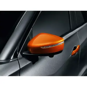 Coques de rétroviseurs orange avec clignotants pour Nissan Kicks 2018-2021 - Product Image 1