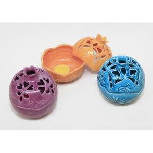 Bougeoir en céramique Design élégant de lanterne et de pot pour la décoration intérieure - Product Image 2