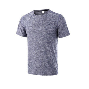 T-shirt homme 100% coton de qualité supérieure Design de logo personnalisé pour Streetwear T-shirts de fitness surdimensionnés à col rond - Product Image 6