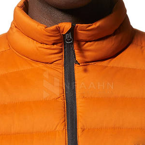 Veste matelassée pour homme à col montant enduit, avec logo frontal et manches longues, nouvelle collection, fabrication usine, personnalisable, vente en gros - Product Image 6