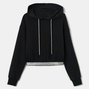 ชุดวอร์มขาบานสำหรับผู้หญิงชุดวอร์มลำลองกลางแจ้งวัสดุใส่สบายมีโลโก้กำหนดเองได้ - Product Image 6