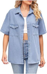 Camiseta de mujer 2025 moda mujer manga larga botón cintura Correa Color sólido estilo francés cuello vuelto blusa de primavera - Product Image 3