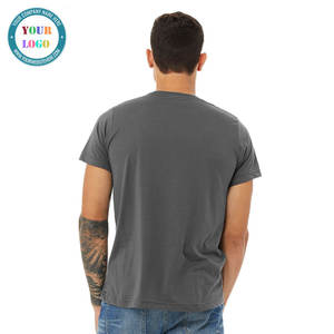 Camiseta de algodón 100% de alta calidad con impresión de logotipo personalizado, camiseta de venta directa de fábrica - Product Image 6