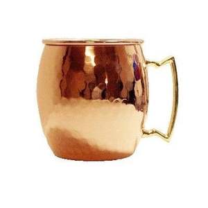 Mules minimales en cuivre avec des lignes épurées et un intérieur lisse idéal pour les bars à la maison ou les accents de décoration intérieure - Product Image 4