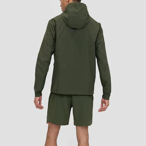Joli et solide couleur hommes haute qualité plaine hommes coupe-vent veste et short ensemble survêtement personnalisé hommes 2 pièces ensemble short - Product Image 6
