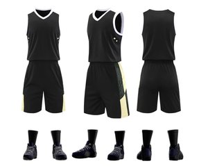 Conjunto de Camiseta y Pantalones Cortos de Baloncesto Reversibles Personalizados para Hombre, Nombre del Equipo, Número, Logotipo, Impresión Digital, Uniforme Deportivo de Talla Grande - Product Image 3
