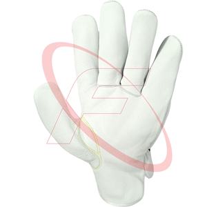 Gants de mécanicien de protection contre les chocs personnalisés pour hommes en cuir de chèvre non doublé TPR best-seller gants de conducteur industriels - Product Image 3