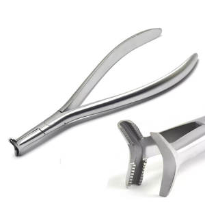 Alicates de ortodoncia dental con cabeza de martillo, alicates traseros de cincha Distal, doblado Niti, Manual de acero inoxidable, certificado MOL - Product Image 4