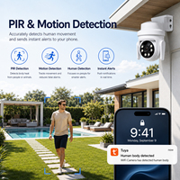 Caméra domestique sans fil Tuya 5MP PTZ avec détection de mouvement, patrouille automatique multi-points intelligente, caméra Wifi PIR, caméra réseau CCTV sans fil BLE