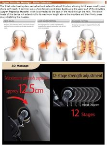 <b>Massage</b> <b>Chair</b> Full Body Zero Gravity Track Shiatsu <b>Massage</b> Recliner with Body Scan Thai Stretching and APP Control <b>Office</b> - Product Image 3