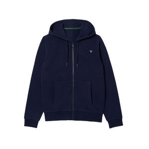 Nueva llegada Basics Sudaderas con capucha para hombre Sudadera con capucha de manga larga con bolsillo en color azul - Product Image 1