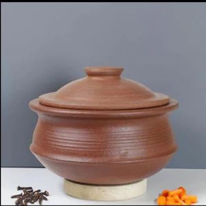 Best Modern Eco-Friendly Clay Handi Yogurt <strong>Pot</strong> with Glass Cover Handmade Indian Clay Cookware for Serving - Product Image 3