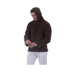 Cotton Custom Fleece Plush Regular Sleeve Oversized Streetwear Blanks Pullover Men's Sweater Made Turkey Knitted Fabric Dot - Product Image 1