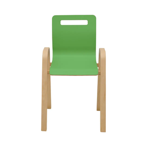 Chaise à structure en bois Chaise en bois de maternelle pour enfants Fabriqué en Turquie Meubles minimalistes durables en gros de haute qualité - Product Image 2