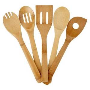 VERSATILE NATURAL TEAK Or Acacia Wooden Kitchen Utensils Set With <b>Spoon</b> Rest Wooden <b>Cooking</b> <b>Spoons</b> Set and Utensils <b>Holder</b> - Product Image 1
