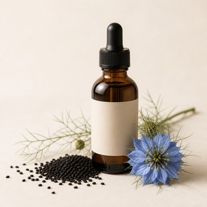 Aceite de Nigella Sativa de Grado Alimenticio |   Semillas de Comino Negro Prensadas en Frío para Piel y Cabello |   Venta al por Mayor B2B |   Georgia GA US Stock - Product Image 1