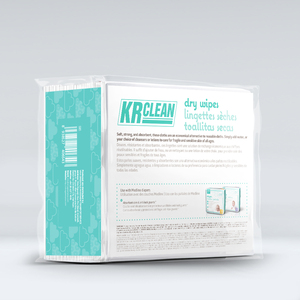 Krclean Premium Lingettes de nettoyage à sec tissées douces super absorbantes pour les soins personnels des bébés peau sensible direct usine vietnamienne - Product Image 5