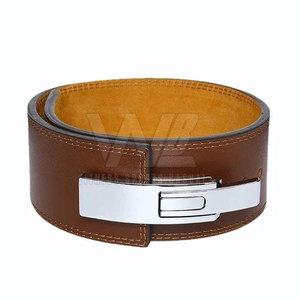 Mejor Venta de palanca de personalización cinturón de levantamiento de pesas cinturón de palanca de levantamiento de pesas cinturones de Fitness para hebilla de palanca cuero de vaca marrón - Product Image 1