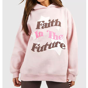 Ropa de moda Color sólido Sudaderas con capucha de impresión de soplo de alta calidad Hecho en Pakistán Sudaderas con capucha de impresión de soplo de mujer - Product Image 1