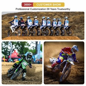 Ladies and Men's 100% Customized Stretch <b>Fabric</b> Stylish Color Sublimation Printing Motocross Dirt Bike <b>Off</b> Road ATV Racing Gear - Product Image 5