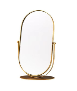 Indian Manufacturer's Antique Finish Minimalist Decorative Living Room <b>Table</b> Mirror <b>Wall</b> <b>Mounting</b> for Bulk Orders Amir - Product Image 1