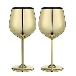 Custom Stemmed Metal Wine <b>Glass</b> Unique Wine Goblets Stainless Steel Wine <b>Glasses</b> <b>Set</b> for Party Office Wedding Anniversary - Product Image 1