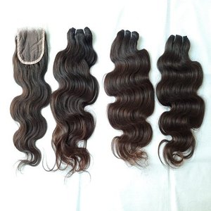 วิกผมชาวอินเดียแบบไม่ผ่านกระบวนการผมตรงสำหรับต่อผมต่อ - Product Image 1
