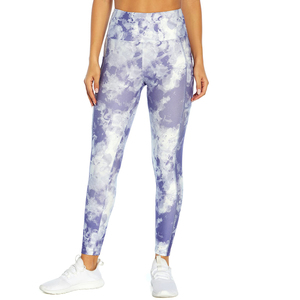 Legging taille haute coupe ajustée pour femmes de marque internationale avec design personnalisé et logo pour le yoga - Product Image 4