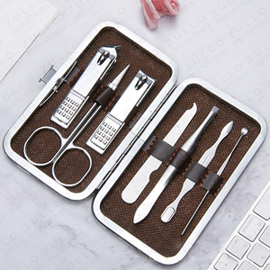 Custom Private Label Premium <b>Manicure</b> Pedicure Set Stainless Steel Nail Grooming <b>Kit</b> for Travel and Salon - Product Image 5