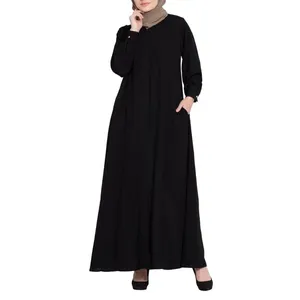 Ultimo nuovo design Abaya 75 GSM Ladies Casual Wear Islamic Abaya Designer Burqa collection