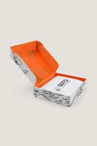 ที่กําหนดเองขายส่งหรูหรากล่องกระดาษลูกฟูก CMYK สีเต็มพิมพ์เครื่องแต่งกายบรรจุที่กําหนดเองกล่องจดหมายลูกฟูก - Product Image 2