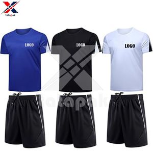 Uniformes de fútbol de estilo de equipo de nivel de entrenamiento 100% poliéster transpirable secado rápido Impresión de logotipo personalizado directo de fábrica al por mayor - Product Image 2