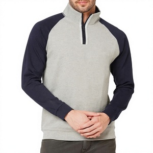 Hot Selling High Quality Regular Fit Half <b>Zip</b> Fleece Sweatshirts Breathable Quick Dry Best Price Casual Comfortable Cotton Men's - Product Image 1