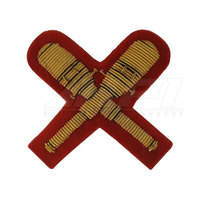 Badge de blazer en bullion personnalisé, emblème de veste personnalisé, badge de blazer en bullion, épingle décorative classique pour blazers
