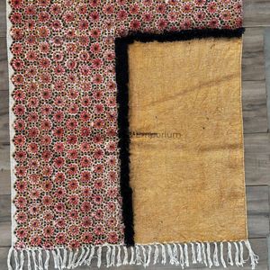 Handmade Printed Indian Block Cotton <b>Rugs</b> Boho Home <b>Rugs</b> for Living Room - Product Image 1