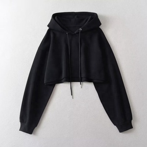 Sudadera con capucha de punto para mujer, estilo urbano, teñida, de poliéster/algodón, transpirable, antipilling, con logo digital frontal, para otoño/invierno - Product Image 1