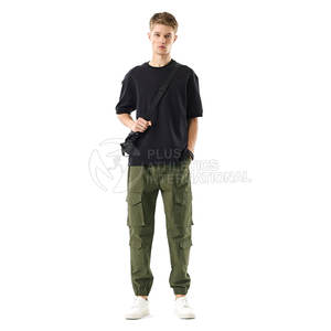 Baggy Fit Men Streetwear Trousers With Tactical <b>Details</b> And Urban Fashion Design High Street Style Men Streetwear Trousers - Product Image 3