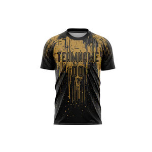 100% Material de poliéster hecho camiseta de fútbol en venta al por mayor tasa transpirable suave ropa deportiva camiseta de fútbol para venta en línea - Product Image 2