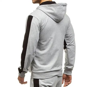 Nouvel ensemble de survêtement court personnalisé de haute qualité, sweat-shirt ample à fermeture éclair et short, ensemble deux pièces, vêtements imprimés en relief, jogging pour hommes - Product Image 3