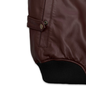 Chaqueta de cuero genuino para hombre con estilo en tarifas bajas Chaqueta de invierno de cuero genuino impermeable de nuevo diseño de alta calidad - Product Image 3