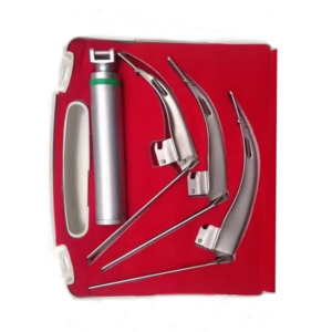 Equipo de Intubación Manual Profesional Macintosh - Juego de Laringoscopio de Fibra Óptica de 5 Hojas, Instrumentos Quirúrgicos de Acero Inoxidable - Product Image 2