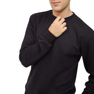 Sudadera de cuello redondo para hombre, traje de 2 piezas cómodo, jersey de mezcla de algodón y pantalones de chándal para ropa deportiva, precios al por mayor - Product Image 6