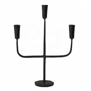 เชิงเทียนทองเหลืองแบบทำด้วยมือเชิงเทียนเชิงเทียนเชิงเทียนเชิงเทียนโลหะสำหรับงานแต่งงานของชิ้นกลาง - Product Image 3