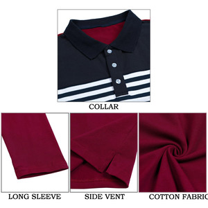 Polos d'été à manches longues de haute qualité pour hommes Designer Broderie Imprimé Sublimation Designs Polos écologiques - Product Image 4