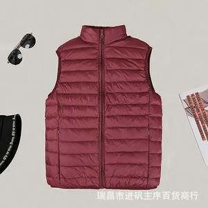 เสื้อกั๊กคอตตอนคอปกตั้งอเนกประสงค์สำหรับฤดูหนาว, เสื้อกั๊กแขนกุดคอตตอนสำหรับผู้ชาย - Product Image 6