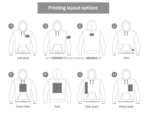 เสื้อสเวตเตอร์ HG9 0.1 ตัวอย่างฟรี รับผลิตตามแบบ (OEM) เสื้อสเวตเชิ้ตผ้าคอตตอนผสมโพลีเอสเตอร์ 260GSM พิมพ์ลายเทอร์รี่ ทรงโอเวอร์ไซส์ เสื้อฮู้ดผู้ชาย - Product Image 5