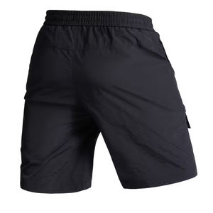 Men's Clothing <b>Black</b> Cargo <b>Shorts</b> Plus Size Comfortable Front Pocket Summer Wear Cotton <b>Shorts</b> With Drawstring Waste - Product Image 2