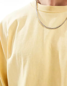 Verano Boxy hombres manga corta Camiseta secado rápido transpirable poliéster/algodón lona todos los tamaños disponibles servicio OEM logotipo personalizado - Product Image 6